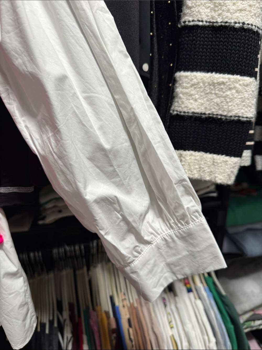 English Factory Hot Pink Cable Knit Vest with White Shirt Layer - Picture 4 of 4